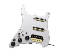 Battipenna caricato Battipenna per chitarra elettrica SSH Due mini humbucker + UN humbucker (9K/9K/15K) + interruttore di silenzio Piastra battipenna precablata caricata
