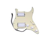 Battipenna caricato Battipenna per chitarra precablato HH Loaded Alnico 5 Humbucker Pickups 2T1V Pots 5 vie 24 gambe Super Switch(Cream)
