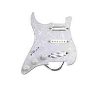 Battipenna caricato Battipenna per chitarra SSS precablato caricato doppio pickup Hot Rail e manopole per chitarra FD ST a 11 fori 5 colori opzionali(White Pearl 4ply)
