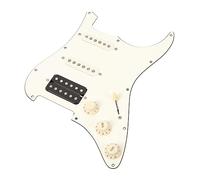 Battipenna Caricato per Chitarra Elettrica, Battipenna per Chitarra Elettrica in Plastica, Metallo Piastra Antigraffio per Battipenna per Prestazioni Pratiche (SSH20)