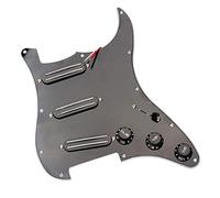 Battipenna Caricato Precablato Per Chitarra A 3 Strati Con Set Di Pickup A Doppia Guida Per Chitarre Elettriche Battipenna precablati Set (Color : 01)