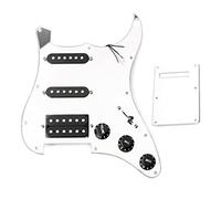 Battipenna chitarra caricato 1 Impostare La Chitarra Elettrica Plate Humbucker Single Bobina Pickups Con Piastra Posteriore E Viti