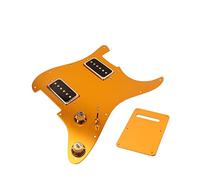 Battipenna chitarra caricato 1 Set Gold Electric Guitar Pick HH Con Bobina Singola Alnico V Pickup