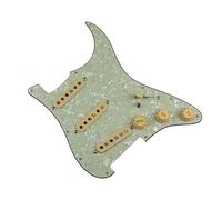 Battipenna chitarra caricato Alnico 5 Pickups PickGuard PickGuard Pickups Guitar SSS. Singola Bobine/Set Di Copertine Di Pickup Giallo (Color : 13)