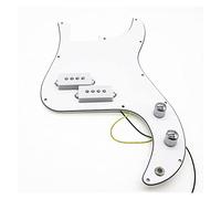 Battipenna chitarra caricato Bianco P Bass Prewired Pickguard Caricato Per La Chitarra Bass Di Precisione 3 Ply Pb. Ricambi Accessori Per Basso