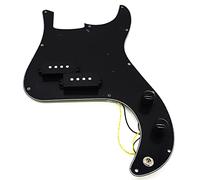 Battipenna chitarra caricato Black P Bass Prewaibred PickGuard PickGuard Per Precisione Bass Guitar 3 Ply