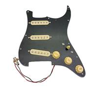 Battipenna chitarra caricato Caricato prewibrato SSS. Pickguard Pickups Set Alnico 5 Pickups Brabura per saldatura