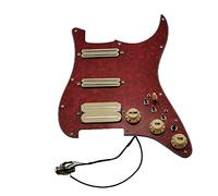 Battipenna chitarra caricato HSS. Strat Guitar Pickup Alnico V Humbucker Pickup Pre-cablato Pickup Pickup Guitar Harness Push-pull Set Di Taglio Singolo