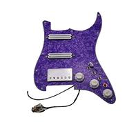 Battipenna chitarra caricato HSS. Strat Guitar Pickup Alnico V Humbucker Pickup Pre-cablato Pickup Pickup Guitar Harness Push-pull Set Di Taglio Singolo