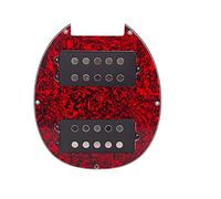 Battipenna chitarra caricato Pickguard Precablato Pickups Humbucker Set Per Chitarra Elettrica Pick