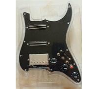 Battipenna Chitarra Caricato Pickguard Preminato SSH. Pickup di Alnico Oro 3 Taglio Singolo Convertitore A 7 Vie Convertitore Multifunzione (Color : Chrome Pickups)