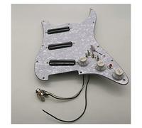 Battipenna chitarra caricato Pickup Per Chitarra Bianca Perla Ssh. Kit Di Connessione Super Collegamento Super Collegamento Multifunzione Humbucker Dual Track