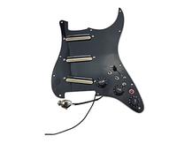 Battipenna chitarra caricato Pickup Per Chitarra Per Pickguard Precablato SSS. Pickup Humbucker Caricato PickGuard Pickups Set Giallo Per STRATOCAS (Color : 13)