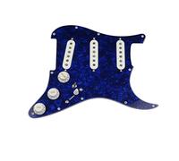 Battipenna chitarra caricato Pickup Per Chitarra Pickguard Caricato A 7 Vie SSS 6. 0s Style Bobine Singole Alnico 5 Cablaggio Per Strat (Color : 05)