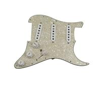 Battipenna chitarra caricato Pickup Per Chitarra Precablati Caricati SSS 6. 0s Style Bobine Singole Alnico 5 Pickups Cablaggio A 7 Vie Pickguard