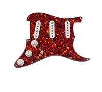 Battipenna chitarra caricato Pickup per chitarra precablati caricati SSS 6. 0s Style Bobine singole Alnico 5 Pickups Cablaggio a 7 vie PickGuard (Color : 12)