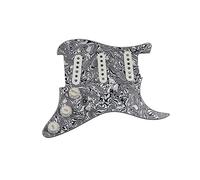Battipenna Chitarra Caricato Pickup per Chitarra Precablati Caricati SSS 6. 0s Style Bobine Singole Alnico 5 Pickups Cablaggio A 7 Vie PickGuard