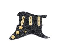Battipenna chitarra caricato Pickup Per Chitarra Precablati Caricati SSS 6. 0s Style Bobine Singole Alnico 5 Pickups Cablaggio A 7 Vie Pickguard