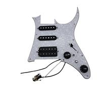 Battipenna chitarra caricato Pickup Per Chitarra Precablato PickGuard Alnico 5 Ssh. Cablaggio Imbracatura Bridge Pickups Push-pull Set Di Taglio Singolo