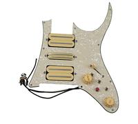 Battipenna chitarra caricato Pickup Per Chitarra Precablato Pickup Per Chitarra Humbucker Pickups Alnico 5 HSH 4C. Imbracatura Del Cablaggio Push-pull Single Cut Set Per