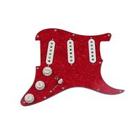 Battipenna chitarra caricato Pickup Per Chitarra SSS. Bobine Singole Di Stile Del Premerso 60s Caricati 60s Alnico 5 Pickup Dei Pickup Dei Pickguard (Color : 04)