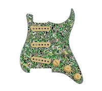 Battipenna chitarra caricato Pickups Guitar Alnico 5 Pickups SSS. Pickup a bobine singole caricato pickguard (Color : 19)