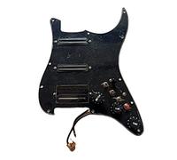 Battipenna chitarra caricato Precablato Ssh. Black Alnico Pickups Pickguard 3 Taglio Singolo Convertitore A 7 Vie Convertitore Multifunzione