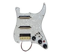 Battipenna chitarra caricato Precablato Ssh. Pickup Di Humbucker Alnico. San PickGuard 4 Taglio Singolo Convertitore A 7 Vie Convertitore Multifunzione