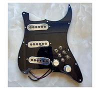 Battipenna Chitarra Caricato Prewibred Vintage Tri- Alnico Pickups Single Cut Converter 1 Set Cablaggio per Chitarra (Color : 1 Set Black)