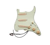 Battipenna chitarra caricato SSS. Pickup A Bobine Singole Caricate PickGuard Pickups Guitar Alnico 5 Pickups/Yellow Pickup Covers Set (Color : 04)