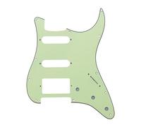 Battipenna Chitarra Elettrica Battipenna per chitarra elettrica HSS a 11 fori protezione antigraffio per chitarra SSH e viti per chitarra ST(Mint green)