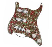 Battipenna Con Pickup Bianco Dual Hot Rails Pickup Humbucker Battipenna Precablato Per Chitarra For For ST Parti di ricambio per chitarre