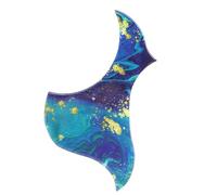 Battipenna decorativo in celluloide epossidico per chitarra acustica protezione antigraffio per chitarra folk Professional Acoustic Pickguard(Blue Sea)