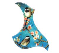 Battipenna decorativo in celluloide epossidico per chitarra acustica protezione antigraffio per chitarra folk Professional Acoustic Pickguard(Bird)