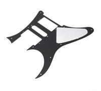 Battipenna di ricambio per chitarra elettrica, 7 V, progettato per layout Ibanez RG250, con supporto per humbucker doppio e single coil (nero)