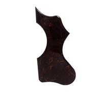 Battipenna for chitarra acustica Tartaruga rossa, piastra antigraffio autoadesiva spessa 2 mm for la sostituzione di chitarra da 41-42 pollici