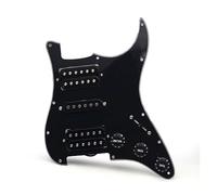 Battipenna HSH Battipenna Per Chitarra Elettrica HSH Gruppo Scratchplate Precablato Caricato Nero/bianco (Color : Bk Bk Pickup)