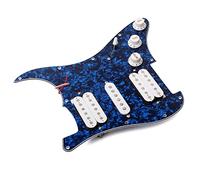 Battipenna HSH Precablato Per Chitarra Con Pickup Bianco Set Completo Di Imbracatura Per Parti Fai-da-te Per Chitarra Elettrica Battipenna precablati Set