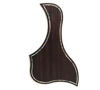 Battipenna in palissandro con attacco in abalone per Taylor GS Mini e chitarre acustiche da 36", fatto a mano, protezione antigraffio per Taylor GS Mini, piccoli dreadnought, accessori per chitarra