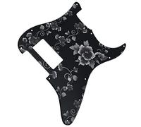 Battipenna in plastica Humbucker a 11 buche per parti del piatto antigraffio per battipenna per chitarra elettrica for For ST Professionale Battipenna per Chitarra Elettrica (Color : 01)