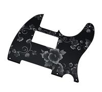Battipenna In Plastica Per Chitarra Humbucker A 8 Fori Piastra Antigraffio Con Motivo Floreale Con Viti Per Chitarra For For TL Parti di Chitarra Elettrica