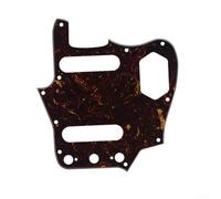 Battipenna in PVC a 1 strato, 3 o 4 strati, con strato di accento perlato, progettato per corpi di chitarra elettrica stile Jaguar (guscio di tartaruga marrone)