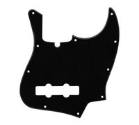 Battipenna JB a 10 fori, piastra antigraffio for basso JB a 3 strati for parte di ricambio standard for basso elettrico(Single-ply black)