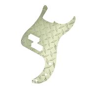 Battipenna Modern Standard 13 fori Precision Bass Battipenna in alluminio per PB Battipenna Battipenna Chitarra Spazzolato(Gold)