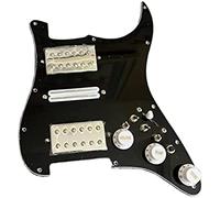 Battipenna multiinterruttore precablato con set di pickup HSH Alnico V Humbucker, mini pickup humbucker a 3 strati caricati ad alta uscita, bobina divisa adatta per chitarre stile Strat