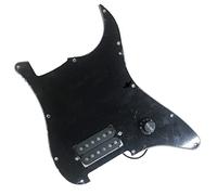 Battipenna Nero A 3 Strati Per Chitarra Con Caricamento Precablato Con Set Di Pickup Adatto Per Parti Fai-da-te Di Chitarra Elettrica Parti di ricambio per chitarre
