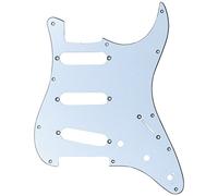 Battipenna Partsland modello Stratocaster bianco, 3 strati