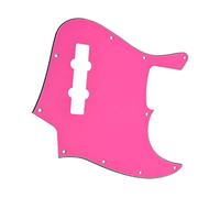 Battipenna Per Basso Elettrico A 4 Corde Battipenna Per Basso Elettrico Standard Con Piastra Antigraffio Rosa A 10 Fori Parti di Chitarra Elettrica