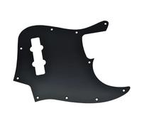 Battipenna per basso in stile contemporaneo in metallo anodizzato adatto per basso argento a 10 fori Battipenna Chitarra Spazzolato(Black)