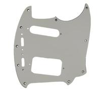 Battipenna per chitarra, 10 fori, antigraffio, senza foro di controllo, per parti di chitarra Fender American Mustang (2-3 strati bianco vintage)